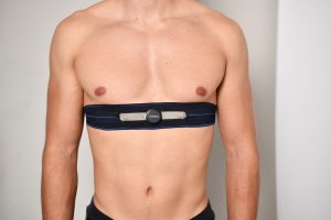 Bild mit der Technologie der Textilelektroden des Spin-offs Nahtlos von der Empa.