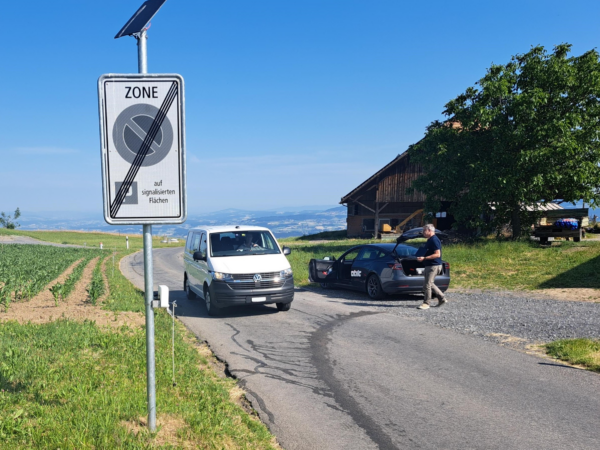Sensor auf dem Zugerberg