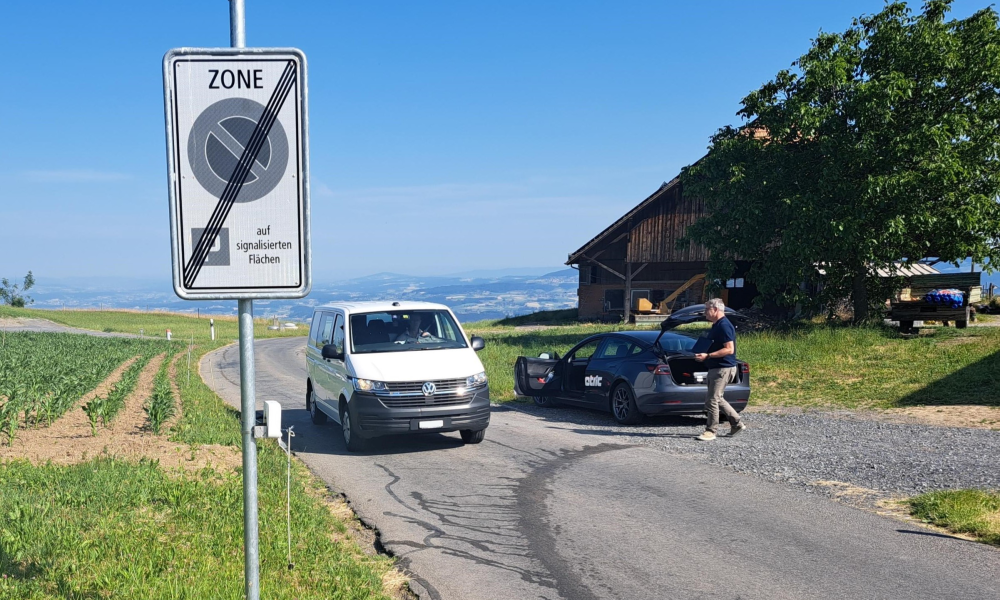 Sensor auf dem Zugerberg